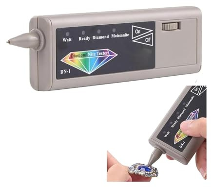 Generico Tester for Diamanti e moissanite, selettore di Diamanti Portatile, for Test di moissanite Sintetica o Diamanti Autentici