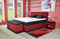 AUKONA Boxspringbett Madame 180x200, Farbe wählen und ändern, 7 Zonen Taschenfederkern-Matratze, H2 H3 H4, Komfortschaum-Topper, Lieferung und Aufbau kostenlos
