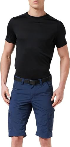 Schöffel Herren Shorts Silvaplana2, vielseitige Wanderhose mit separatem Gürtel, Outdoor Hose mit praktischen Taschen, dress blues, 48