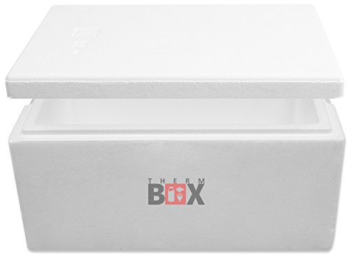 THERM-BOX Modularbox 31M Innen: 49x30x20cm Wand 4cm Volumen 31L Styroporbox Isolierbox Kühlbox Warmhaltebox Wiederverwendbar