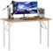 SogesHome Klapptisch Computertisch 120 x 60 x 75 cm PC Tisch Schreibtisch Bürotisch Büroarbeitsplatz für Home Office Verwendung Schreibtisch Esstisch Konferenztisch
