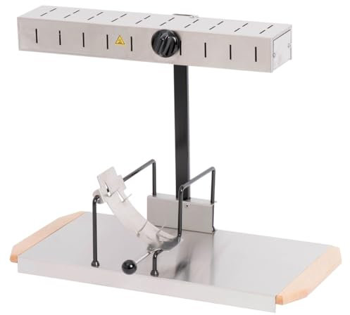 Louis Tellier - Appareil à raclette Alpage® Signature Inox - Adaptée pour toute portion de Meule - 6 à 8 Personnes - Fabriqué en France - Rampe Chauffante Réglable - Interrupteur de sécurité - 230V