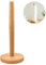 WEONE Küchenrollenhalter, Holz-Papierturmständer mit Anti-Rutsch-Pad, runder Seidenpapierrollenhalter für Küche, Schlafzimmer, Badezimmer, Fadennähen, 31 x 13 cm