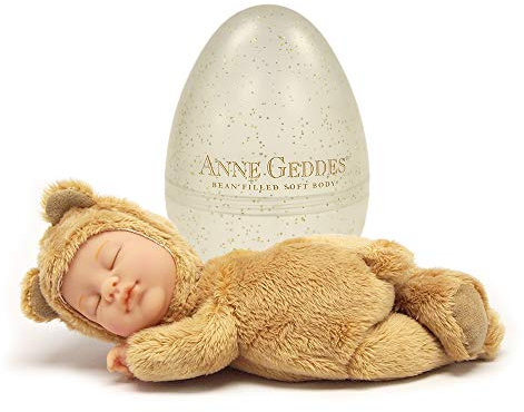 Anne Geddes 579303 Babypuppe, Bär, Karamell, 22,9 cm