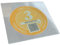 Easyboost Pochette Autocollante pour Vignette Crit'Air Auto Etui Plastique Support Transparent Protection Plastifiée Voiture 90 x 90mm (1 Pochette)
