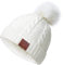 CCHKFEI Bluetooth Beanie Mütze Damen, Waschbare Freizeit Bluetooth Baggy Hats Kopfhörer mit Akustischem Stereolautsprecher und Freisprecher-Telefonbeantwortung, Lustige Kleine Geschenke für Frauen.