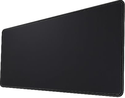 Envysun Gaming Mouse Pad Extended Large Computer Keyboard Mouse Mat Desk Pad Soft Smooth Surface and Anti-Slip Rubber Base Waterproof Soft (60X30 Black)