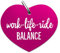 Soulhorse Marke Pferd Pony Hunde Glücksmarke Pferdemarke Gücksbringer Schutzengel Sattel Herz Trense Zaumzeug Vorderzeug Schlüsselanhänger Talisman für Tiere und Menschen Work Life Ride Balance, pink