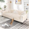 TOPCHANCES Sofa Überzug,Chenille Sofabezug 1/2/3/4 Sitzer Couch Überzug L Form Universelle rutschfeste Eckcouch Waschbar Sofabezug Hund Katze Kratzschut(Gebrochenes Weiß,70×210cm 1pcs)