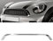Kühlergrill-Haubenverkleidung, Modell mit Frontgrillverkleidung, Ersatz-Chrom-Fronthaubengitterverkleidung, Kompatibel mit R55 R56 R57 Base LCI R58 R59 S JCW, OE 51132751040