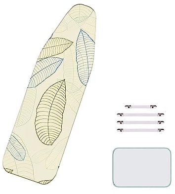 BLEDD Copriasse da stiro con bel motivo, taglia XXL / 160 x 60 cm, adatto per grandi copriasse da stiro