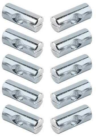 Kreuz Dübel Bettschraube,50 Stück Quermutter-Bolzen M6x12.5mm M6x15mm M6x20mm M6x30mm Quermutter-Bolzen Symmetrisch Dowels Nut Fasteners (M6x30mm)