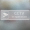 Vanyibro CCTV In Operation-Aufkleber, selbstklebend, Warnaufkleber für erhöhte Sicherheit, 10 Stück