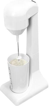 Standmixer, mit Zwei Gänge, 500ml Mixbehälter, Mini Smoothie Maker, Blender elektrisch, Küchenmixer, Shake Mixer 100W (Weiß)