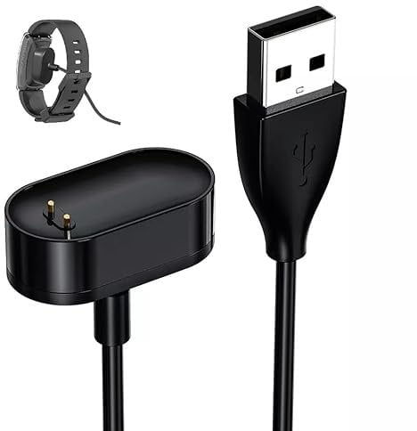 Techrise Fitbit Inspire & HR Charger, Ace 2 Charger - 90cm USB Cables (1 Pack)