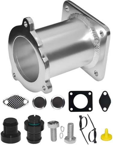 KAOLALI - Kit de eliminación de válvula EGR para E87 E90 E92 E93 E60 E61, Bypass de aluminio para 320D 325D 330D 525D 530D 520I X3 X6 X5