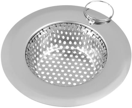 LIUCHUCHU Rejilla Desague Ducha Tapón for Cocina, baño, Limpieza del Cabello con Mango, colador for Fregadero, Filtro de Drenaje de Suelo, recogedor de residuos Desague Ducha(9cm)