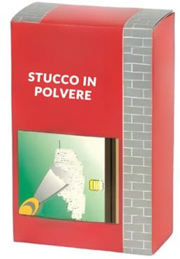 Stucco In Polvere 1 KG - Stucco Riempitivo per Muro a Rapida Essiccazione - Grande Resistenza, Non Ritira - Made in Italy, Facile Applicazione e Alta Resistenza