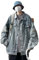 MEIMIYI Veste Jean Homme All-Match Trend Veste Homme Jeunesse Hip Hop Beau Casual Veste Homme Laxiste Mode Tempérament Veste Vintage Homme I-Light Blue XL