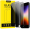 QZGWDY 2 Pack Privacy Screen Protector for iPhone SE 2020 / SE 2022 8/7, Bubble-Free, Durable, 9H Hardness Glass