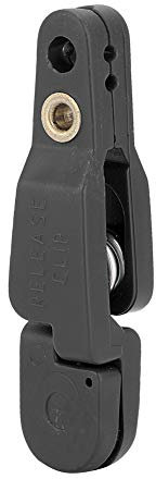 plplaaoo Power Grip Release Clip Adjustable Line Tension Resistant Durable Hard Wearing Fishing Accessory for Offshore Sea Fishing Black Red Plastic 5cm (Black)