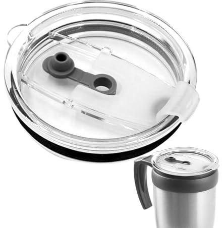 Beaker Cover - Replacement Cup | 20oz/30oz Protected Narrow Lid with Protected Narrow Splatter | Secure Lid, Narrow Locks for Cups and Supplies