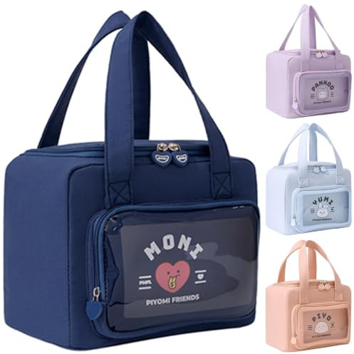 Tcdwla Bolsa Termica Porta Alimentos, 8L Gran Capacidad (Azul Oscuro)