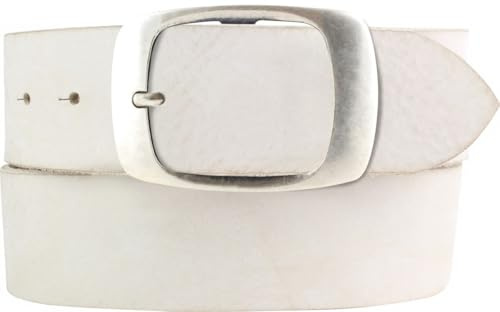 BELTINGER Gürtel aus weichem Vollrindleder Used-Look 5 cm mit Doppel-Schnalle | Jeans-Gürtel für Herren 50mm | Ledergürtel Vintage-Look
