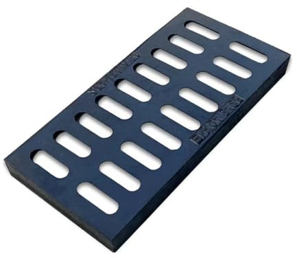 YCBTPS Griglia di Drenaggio in Ghisa, Copertura per Canale di Fognatura per Pavimenti Esterni, Canaletta Scolo Acqua Piovana Antiscivolo per Cortili Carrabile(50x30cm(19.6x11.8in))