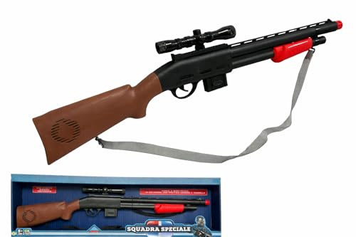 Jeu de fusil jouet avec des sons réels 70 cm son mécanique mitre jouet avec sons fusil à pompe Shotgun mitrailleuse jouet pour enfants fusil jouet avec sons pistolet jouet (B)