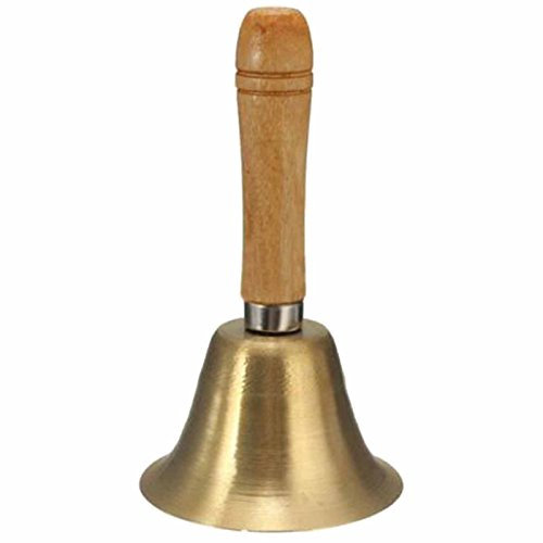 Holzgriff Messing Schule Empfang Abendessen Shop Hotel Service Glocken