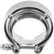 Keenso Abrazadera en V de acero inoxidable, Juego de Brida, Abrazadera Escape de Acero Inoxidable para Turbos, Escape, Válvulas de Descarga, Válvulas de Escape(2 pulgadas) brida escape 50mm