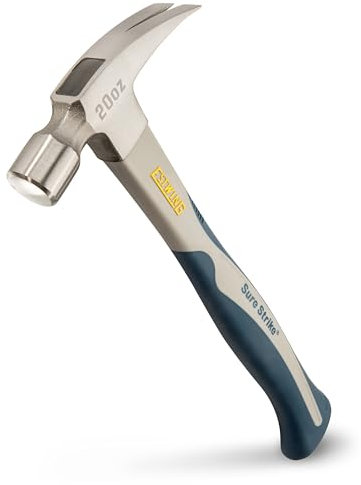 Estwing Sure Strike 20oz Straight Claw Hammer Carbon Fiber Handle - SSCF20S