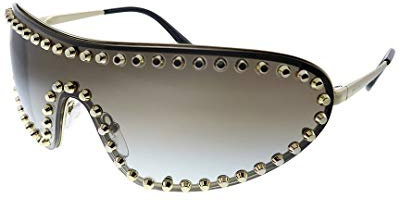 Ray-Ban Damen 0PR 73VS Sonnenbrille, Mehrfarbig (Pale Gold), 40.0