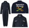 Kids childrens boiler suit overalls coveralls customise apprentice mechanic in red or blue