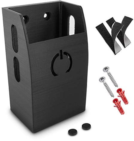 MOBILEFOX Remote Control Holder Wall Mount for Universal TV TV Air Conditioner Black