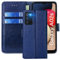 FMPCUON Funda para Samsung Galaxy A02S,Funda Libro Galaxy A02S Funda con Tapa,Cuero Carcasa Magnético Funda Cartera Móvil para Samsung Galaxy A02S, Azul