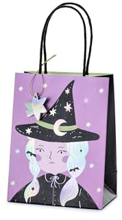 PartyDeco Papiertüte für Geschenk Süßigkeiten für Halloween Geburtstag Karneval Geschenkverpackung