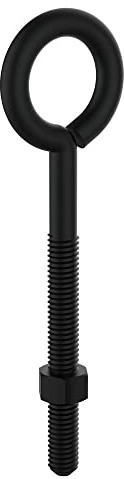 National Hardware N820-098 Eye Bolt, 3/8 × 5, Storm Shine Finish