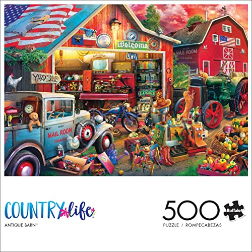 Buffalo Games - Country Life - Antique Barn - 500 Piece Jigsaw Puzzle