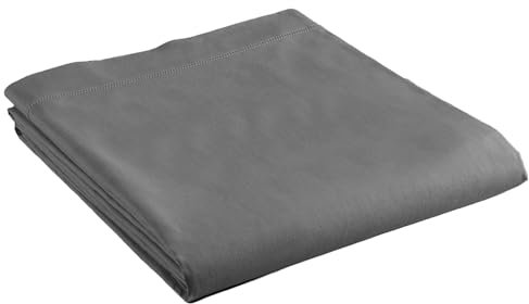 douceur d'intérieur, Bettlaken, 240 x 300 cm, Lina, Anthrazit, 100% Baumwolle