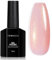 TOMICCA UV Nagellack Gold Glitter Milchig Rosa, 15ml Sakura Rosa Glitter Gel-Nagellack, UV LED Soak Off Manicure Gel Lacquer Varnish