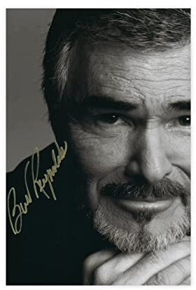 MURABE Burt Reynolds signiertes Leinwand-Poster, Wandkunst, Dekordruck, Bild, Gemälde für Wohnzimmer, Schlafzimmer, Dekoration, ungerahmt, 40 x 60 cm