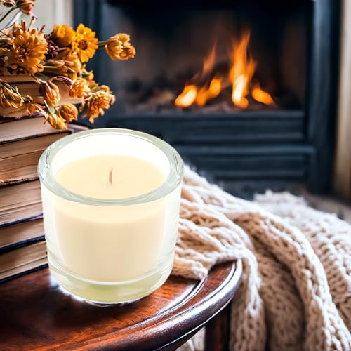 Gala Candle Duftkerze im Glas Vanilla Kerze mit langer Brenndauer