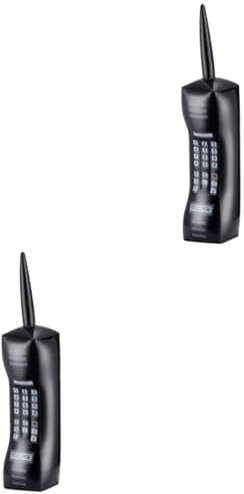 TOYANDONA 2st Aufblasbares Telefon Spielzeughandy Aus Den 80ern 80er 90er Partyspielzeug Requisiten Aufblasbares Handy Handyspielzeug in Die Luft Jagen Geschenk Modell Kind