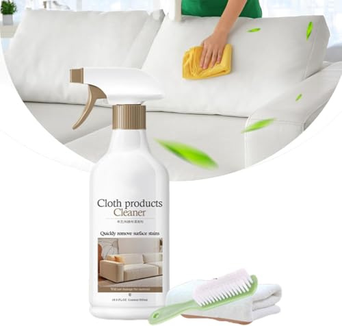 Waschfreies Reinigungsspray für Sofa, Couch, Fleckenentferner, Stoffsofa-Reiniger, Matratzenreiniger und Fleckenentferner-Spray, für Autopolster, Teppiche, Teppiche, 500 ml (1 Stück)