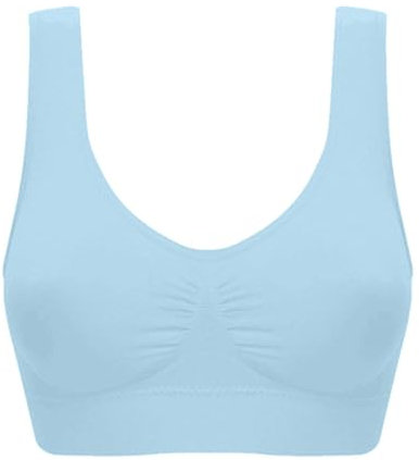 Generico Reggiseni Senza Ferretto Cerotto Seno Adesivo Reggiseno Sottile da 3 Paia, Reggiseno Sportivo da Donna, Colore Coppa, Taglia Grande Reggiseni Senza Ferretto Cerotto Seno (Light Blue, XXXL)