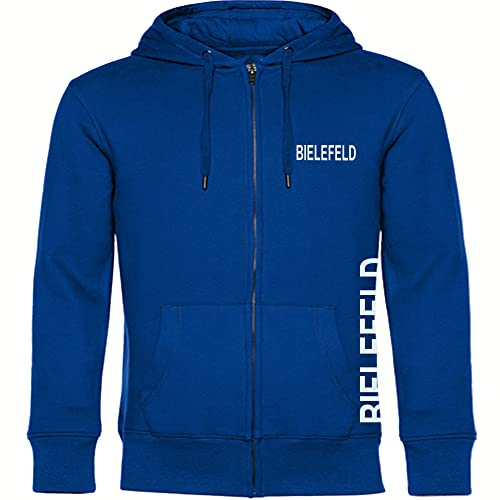 multifanshop Kapuzen Sweatshirt Jacke - Bielefeld - Brust & Seite