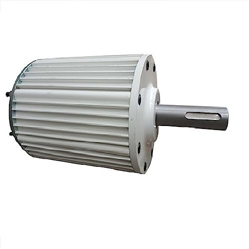 Generatore Eolico, 1kw-10kw Generatore a magneti permanenti Gearless a bassa velocità 24V 48V AC Alternatori Uso for turbina eolica Turbina ad acqua,Kit Generatore Eolico(With Base,48V_1000W 500RPM)