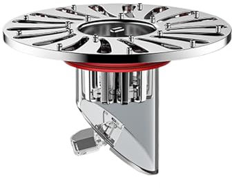 Bonde de douche - Valve de drainage anti-odeur | Drainage d'eau anti-retour et anti-obstruction en acier inoxydable Installation facile pour cave et salle de bain